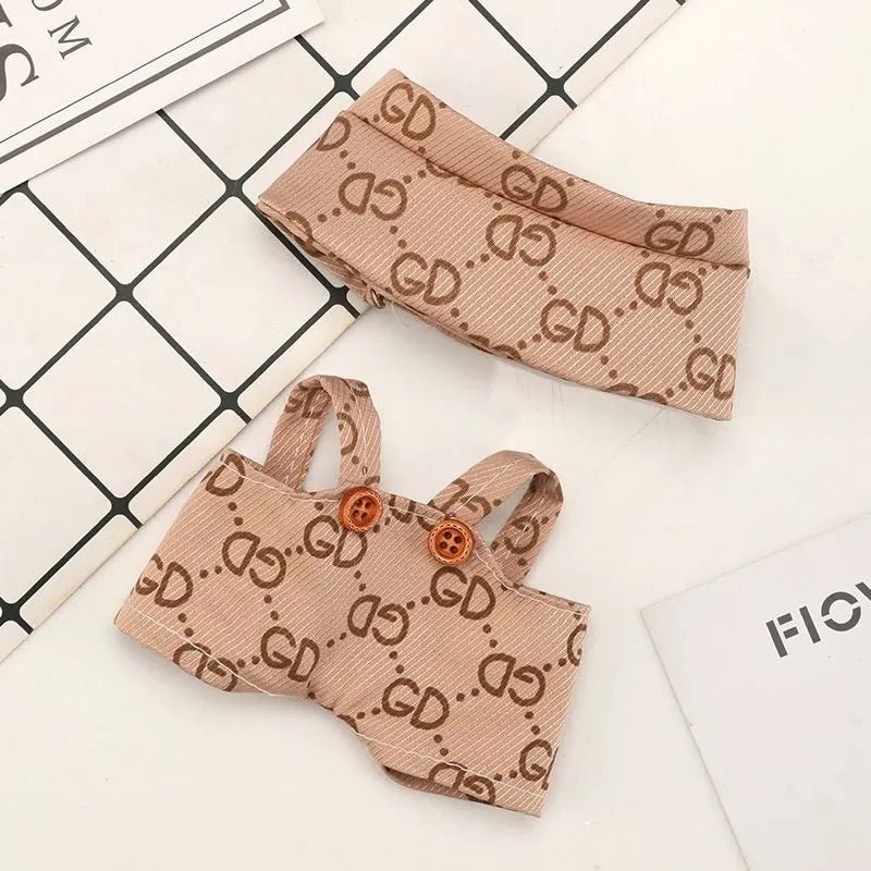 Labubu Vogue Monogram Overalls Outfit