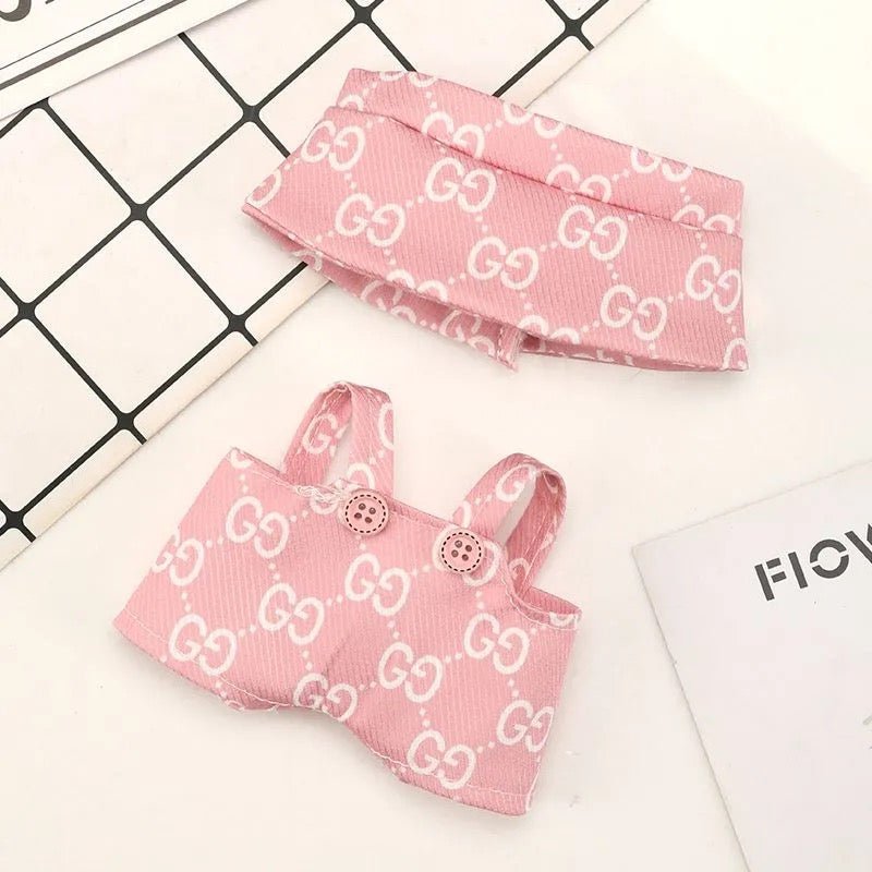 Labubu Vogue Monogram Overalls Outfit