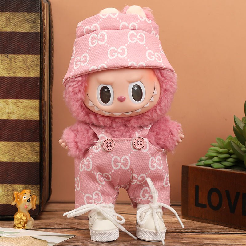 Labubu Vogue Monogram Overalls Outfit